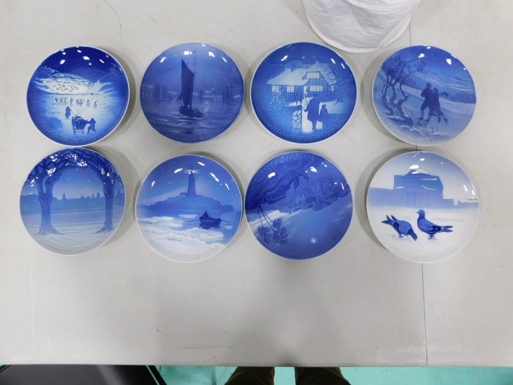 Lot of 8 B&G Christmas Collector Plates - Made in Denmark (1 of 11)