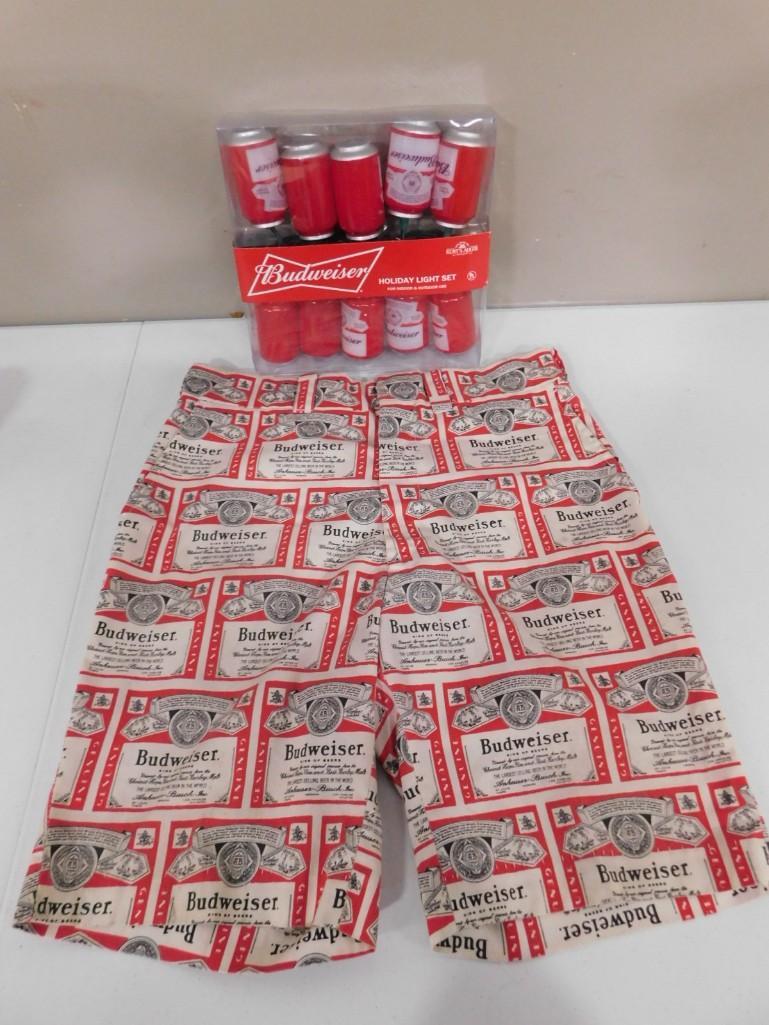 Budweiser Holiday Light Set and Boxers: Budweiser Holiday Light Set and Boxers