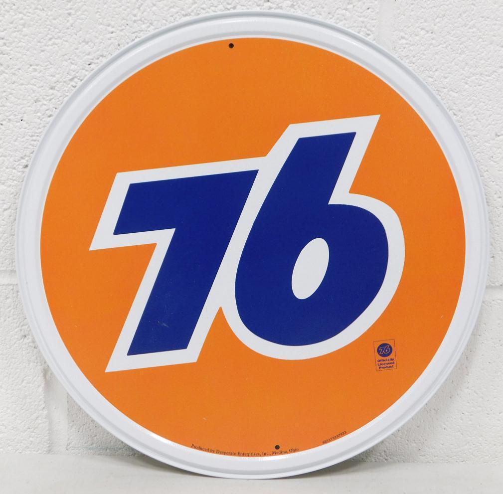 Union 76 Gas Metal Sign Modern Retro (1 of 2)