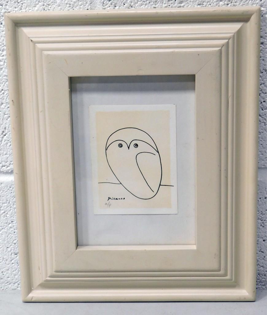 Pablo Picasso 1881-1973 Original Serigraph Signed in Plate Artist Proof (1 of 4)