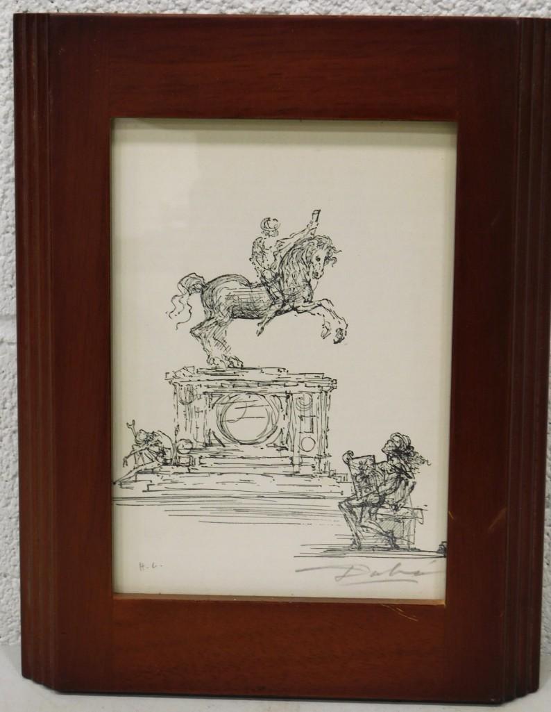 Salvadore Dali 1904-1989 Original Signed Color Print H.C. Hors Commerce Edition 8"x10" (1 of 5)