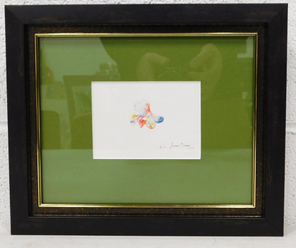 Jim Dine Intaglio Etching Artist Proof Pencil Signed 1971 10"x12" (1 of 4)