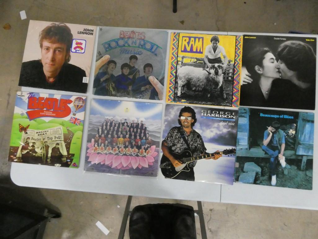 Beatles and Beatles Members Vinyl LP Albums: Beatles and Beatles Members Vinyl LP Albums includes Rock 'n' Roll Music, Featuring Tony Sheridan, plus solo stuff from Ringo, Paul, George (looking very 1987 with his mind set on you), John,