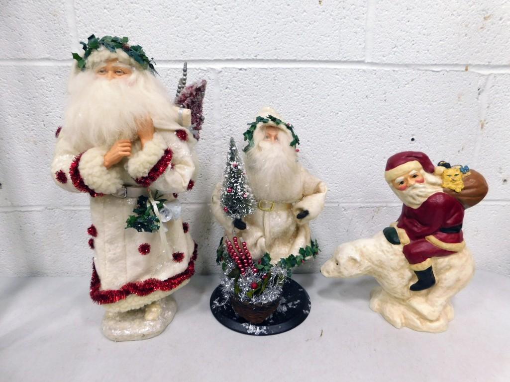 3 Christmas Santa Claus Figures incl 1 Enesco The World of Sinterklaas: 3 Christmas Santa Claus Figures incl 1 Enesco The World of Sinterklaas