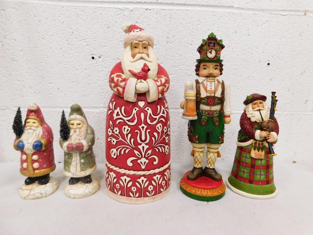 Jim Shore Heartwood Creek Scottish Santa "Nollaig Chrridheil" Scotland Figure, JS Season Sweets (1 of 7)