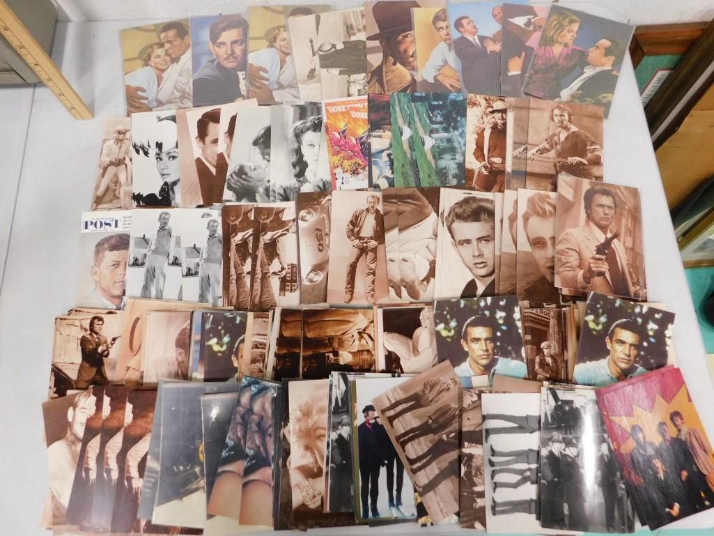 Huge Postcards Lot incl The Beatles, Classic Movie Stars Marilyn Monroe, James Dean, Clint Eastwood, (1 of 4)