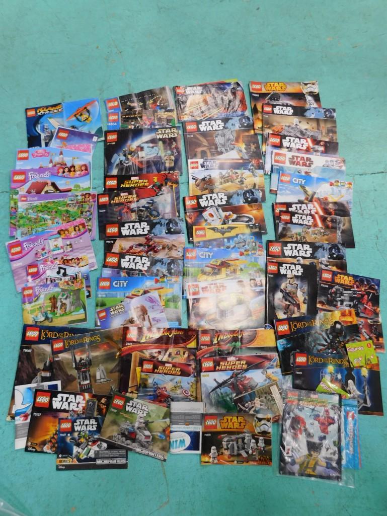 Lot of Lego Instruction Booklets Mostly Star Wars: Lot of Lego Instruction Booklets Mostly Star Wars