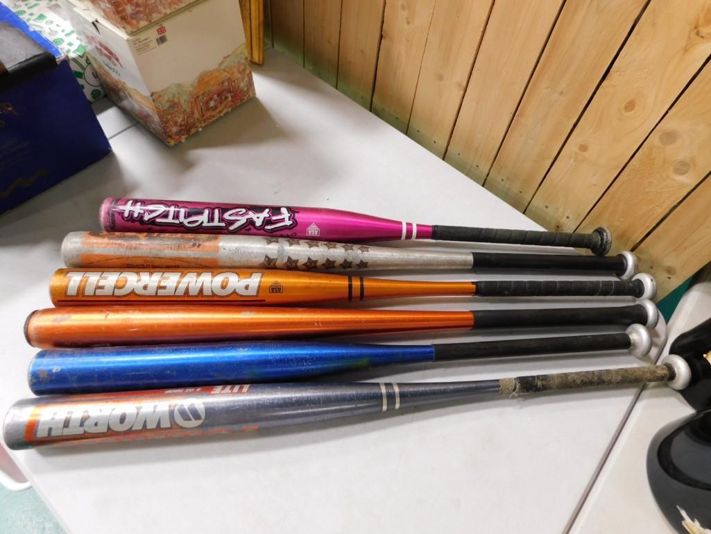 6 Aluminum Baseball Bats: 6 Aluminum Baseball Bats