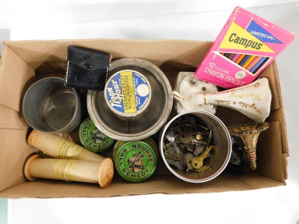 Misc Lot incl Tins, Music Box, Smalls, etc (1 of 6)