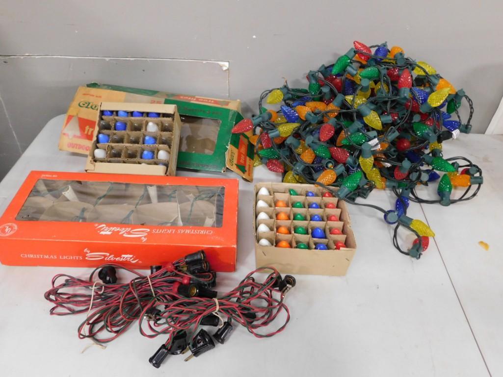 Vintage Christmas Lights: Vintage Christmas Lights Condition: untested