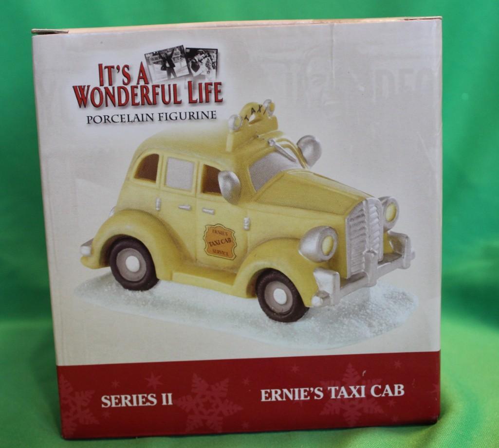 Enesco It's a Wonderful Life Ernie's Taxi Cab New in Pkg (1 of 4)