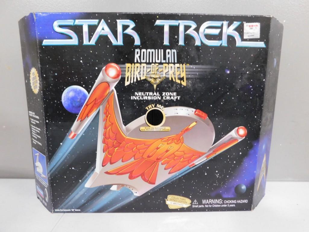 Star Trek Romulan Bird of Prey Toy in Original Box: Star Trek Romulan Bird of Prey Toy in Original Box. Condition: untested, may need batteries