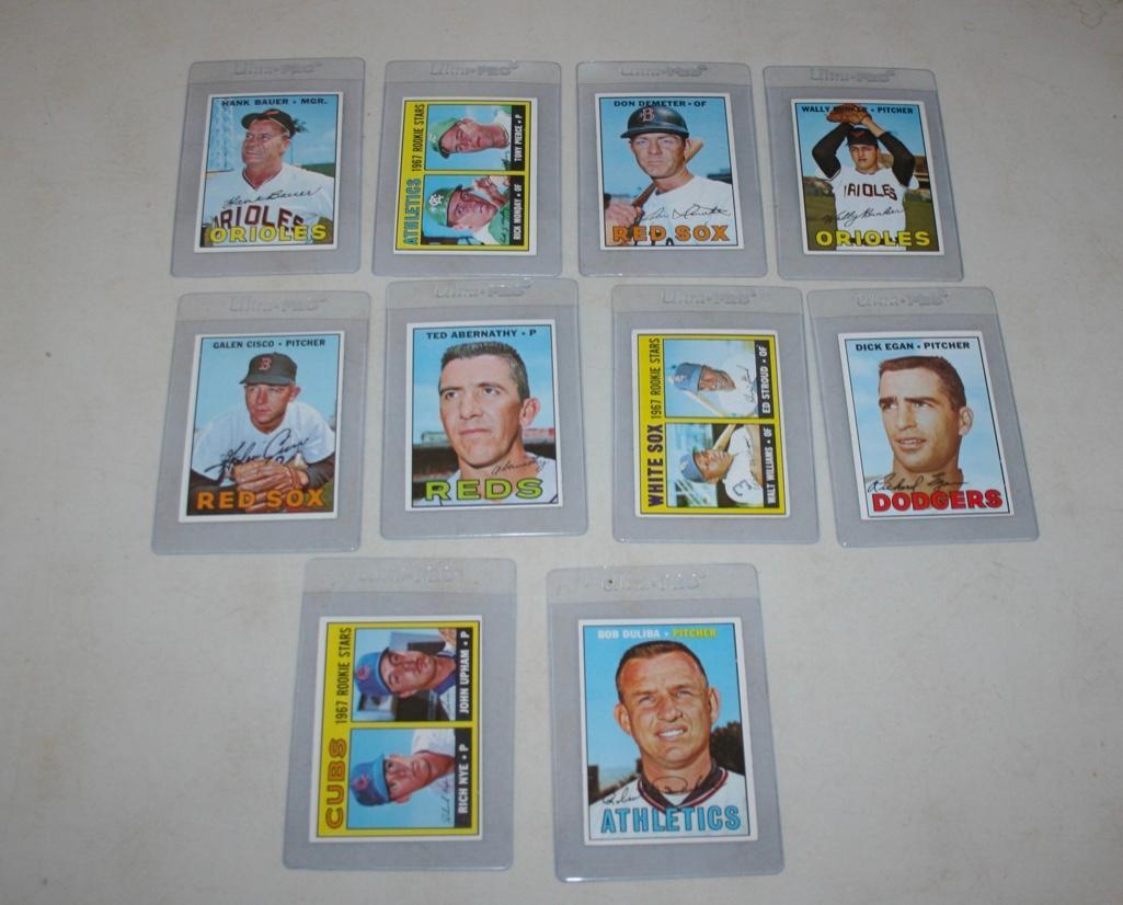10 1967 Topps Baseball Cards - All In Nice Condition (1 of 8)