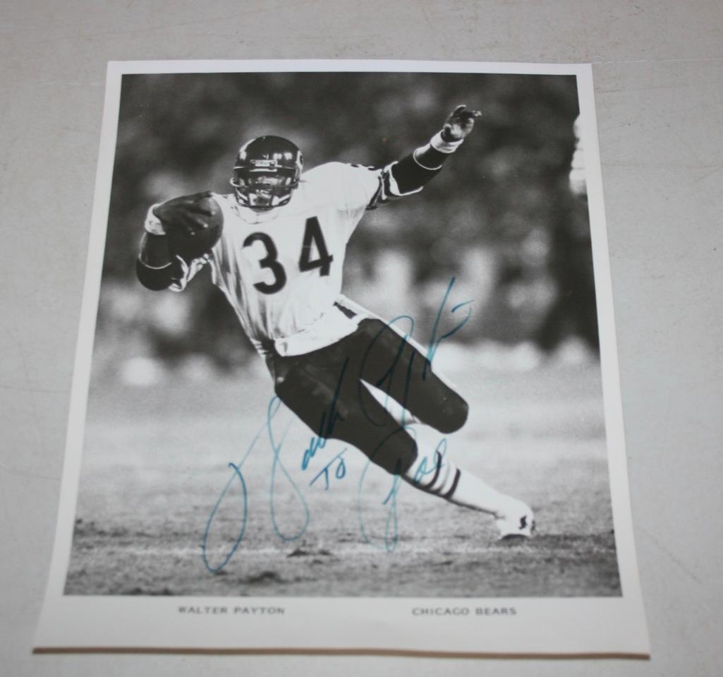 Walter Payton Signed 8x10 Photo (1 of 2)