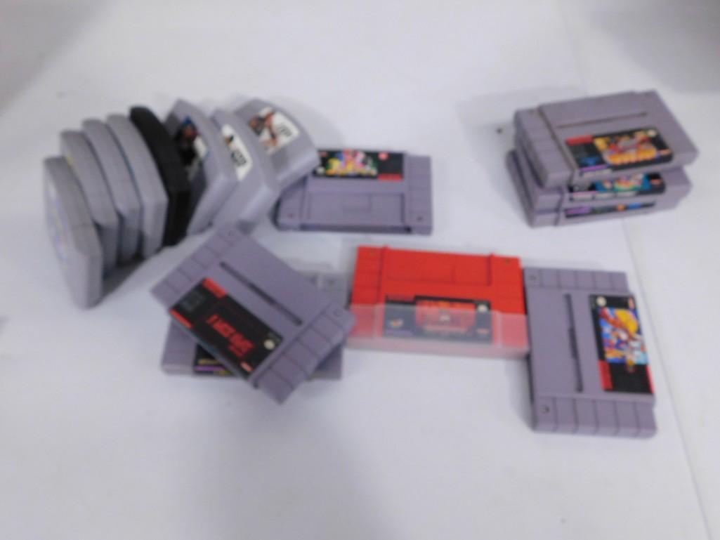 Nintendo Game Lot including SNES, N64 Games (1 of 4)