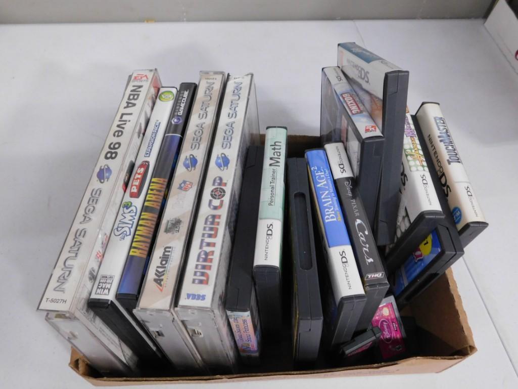 Misc. Video Game Lot including Nintendo DS, Sega Saturn, PC, Game Boy, Game Cube, etc. (1 of 6)