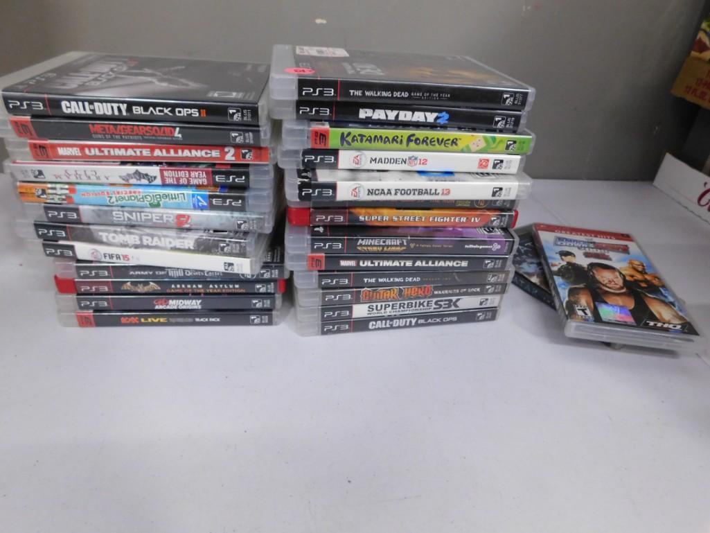 Lot of Sony PlayStation 3 Video Games including Call of Duty (1 of 4)