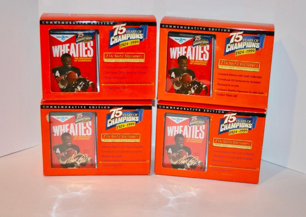 Babe Ruth And Mark McGwire 24k Gold Wheaties Boxes (1 of 2)