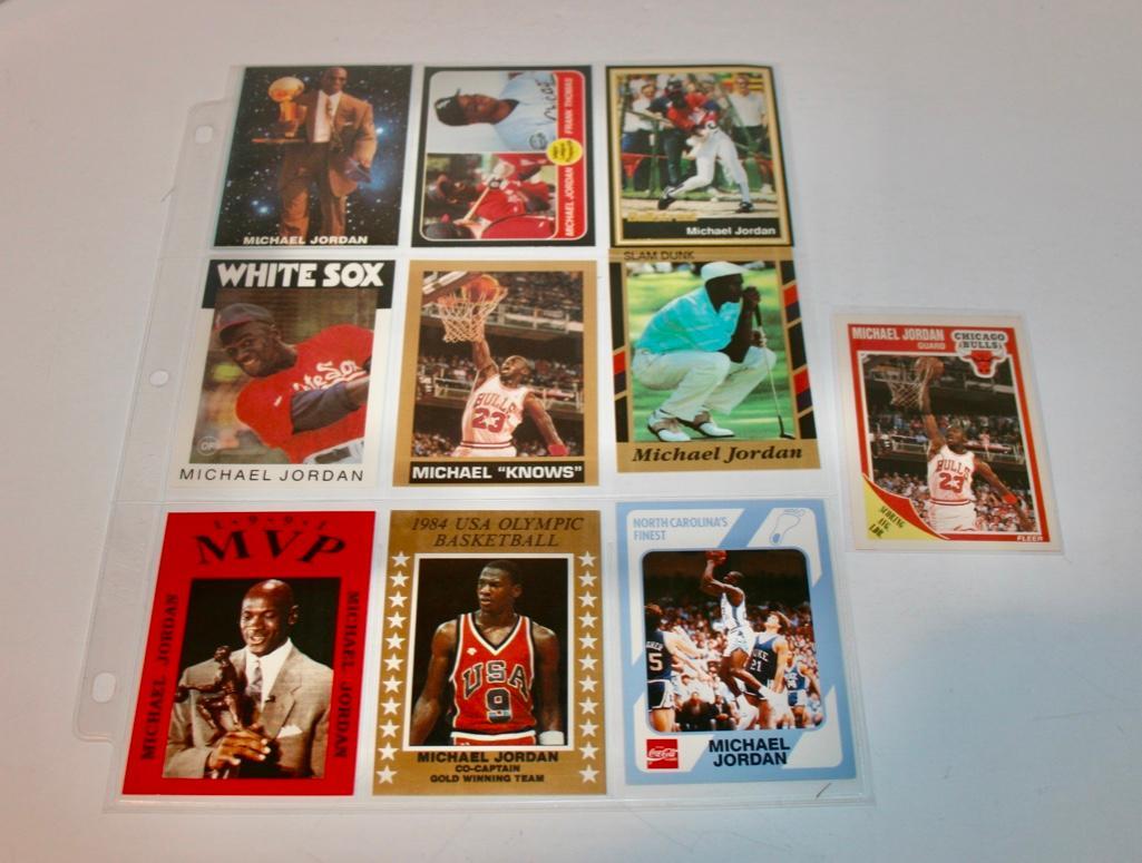 Lot of 10 Different Michael Jordan Cards (1 of 5)