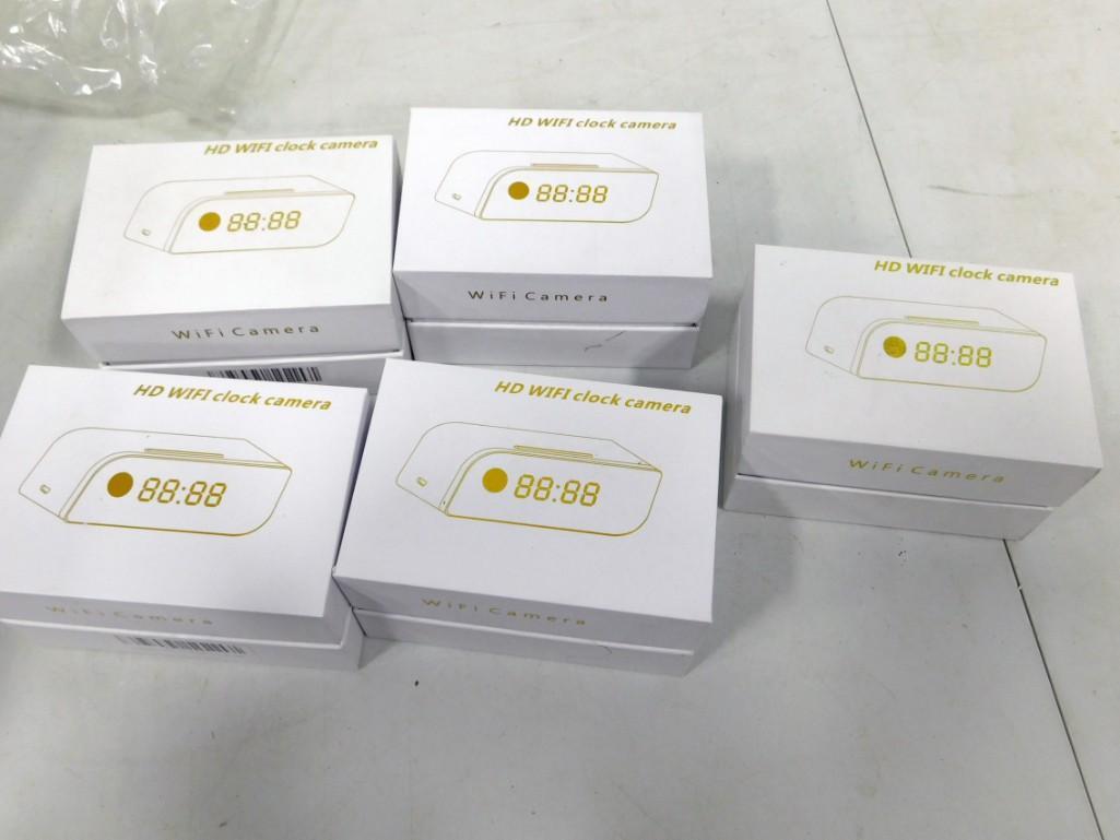 5 New in Package HD WIFI Clock Cameras (1 of 5)