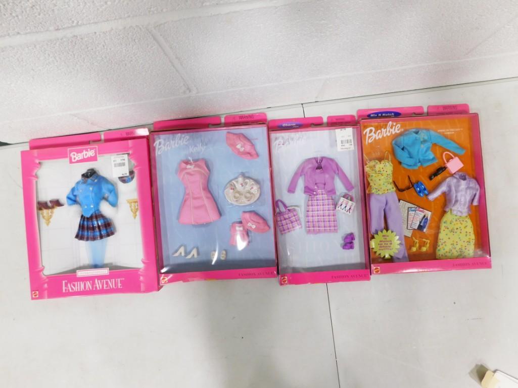 4 New in Package Barbie Doll Fashion Outfits (1 of 3)