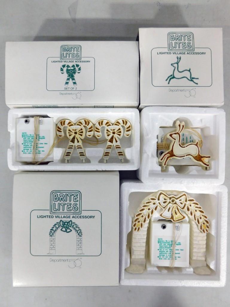 Dept 56 Brite Lites Lighted Village Accessories (1 of 4)
