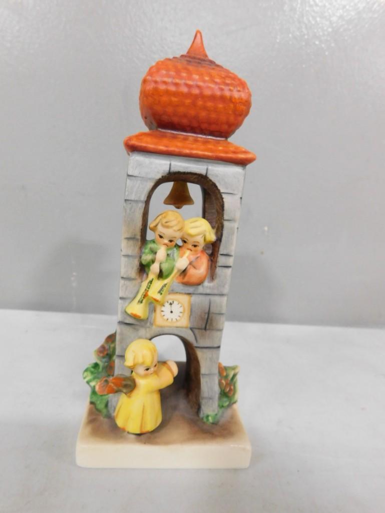 Goebel Hummel Whitsuntide Call to Worship Clock Tower Figurine TMK 6 #164 Measures 6.75" Tall (1 of 5)