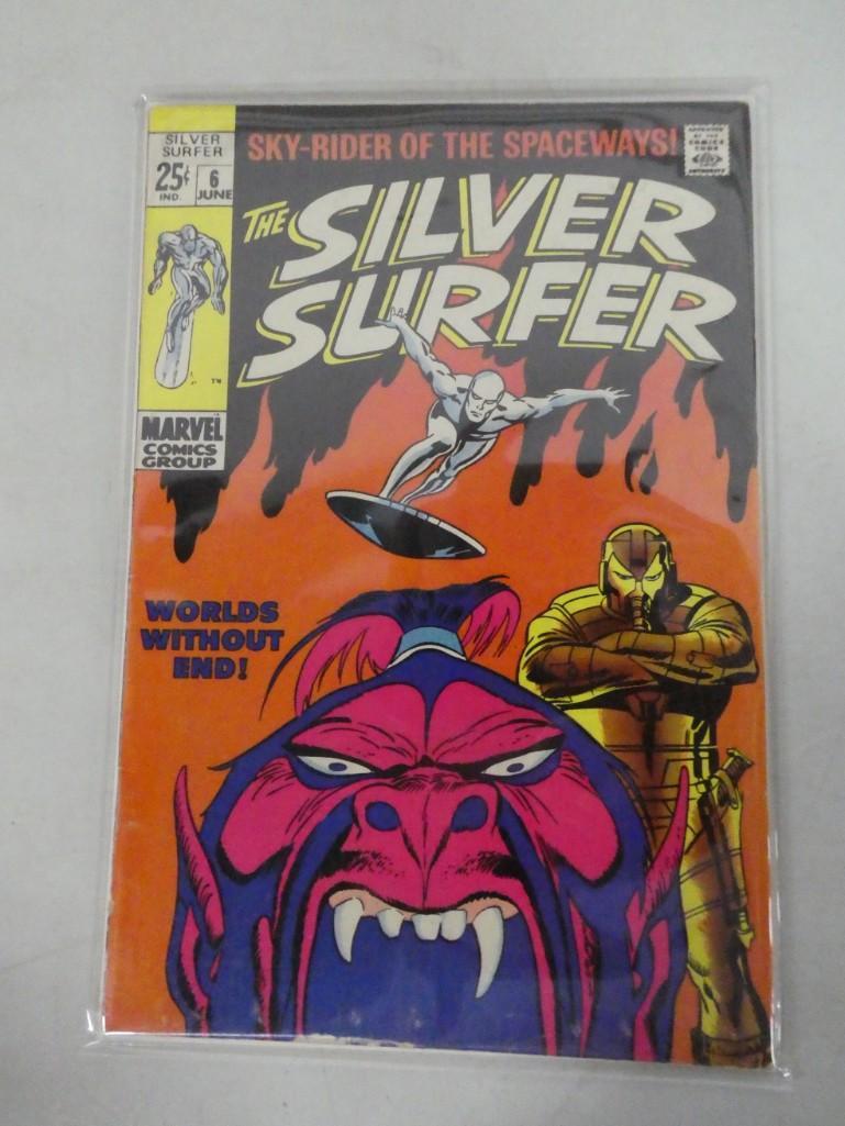 Silver Surfer #6 Comic Book - Tales of the Watcher Backup Brunner inks. (1 of 7)