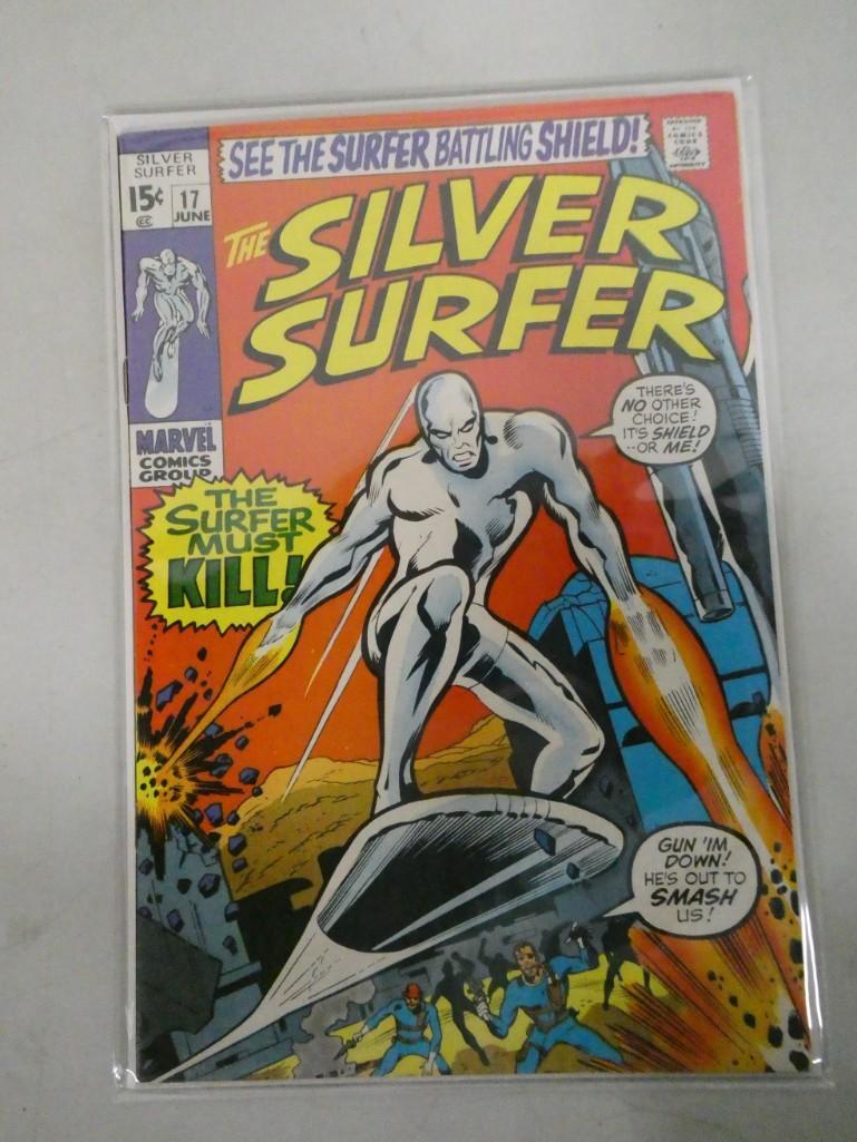 Silver Surfer #17 Comic Book - SS Vs. Shield (1 of 6)