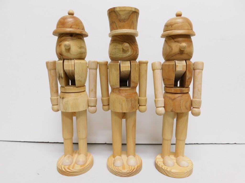 3 Wooden Nutcrackers (1 of 3)