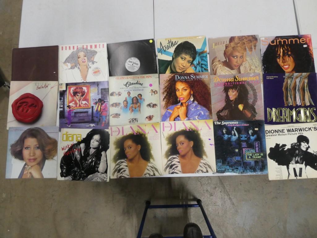 Lot of Vinyl Records including Diana Ross, The Supremes, Gladys Knight (1 of 5)