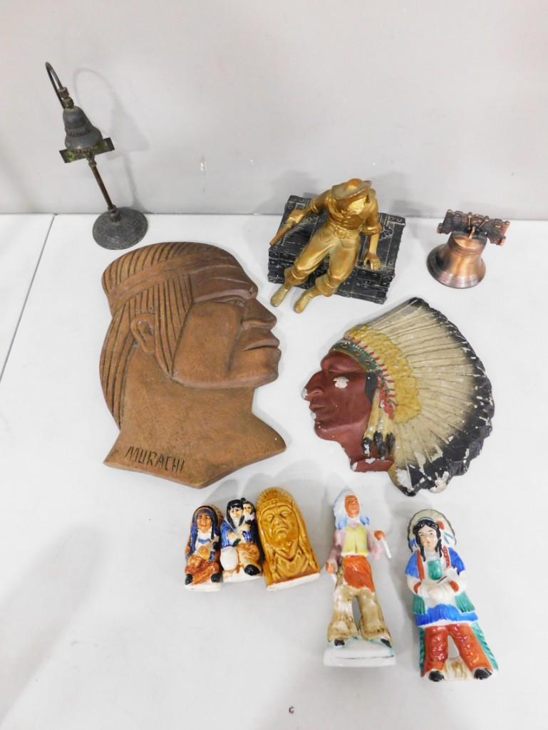 Misc Lot incl Native American Decor, Figurines, Wall Hangings, etc (1 of 5)
