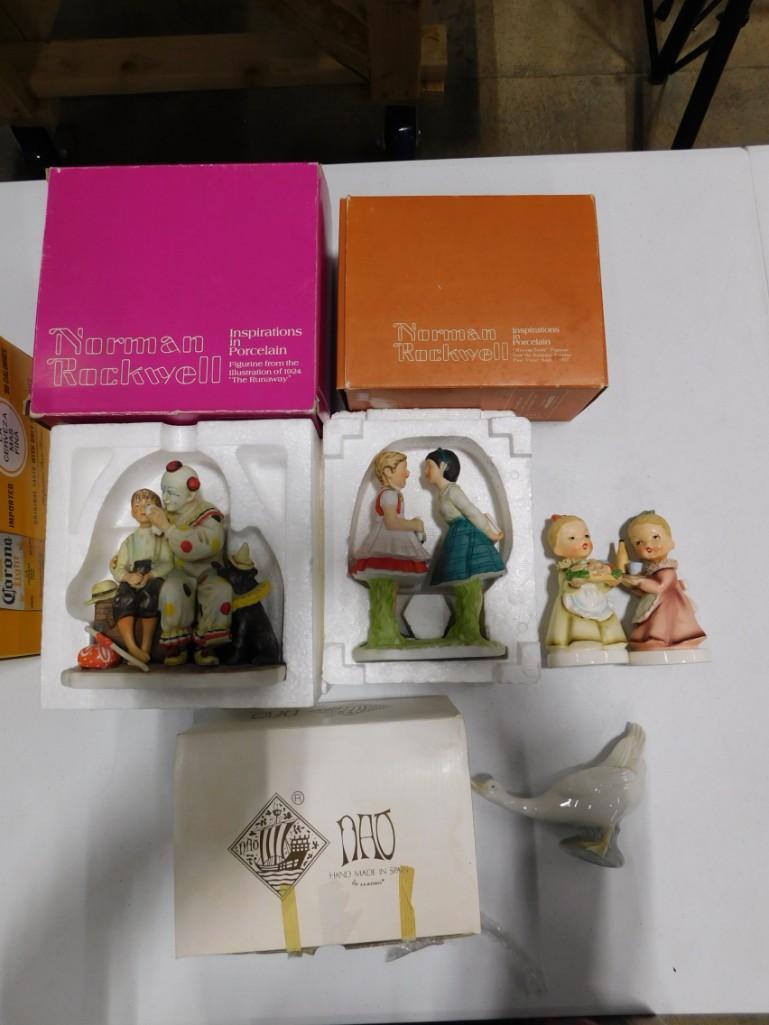 Nao by lladro Goose and Other Figurines incl Norman Rockwell, etc (1 of 11)