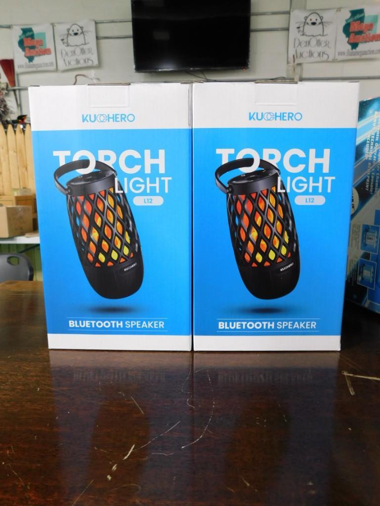 2 Kuchero Torch Light Bluetooth Speakers Model L12 New in Box (1 of 5)