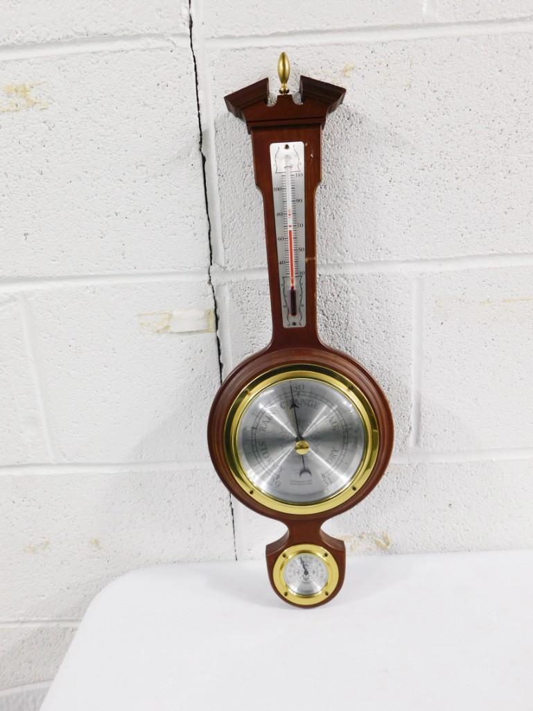 Mid Century Wall Hanging Weather Station w Barometer, Thermometer, Hygrometer (1 of 4)