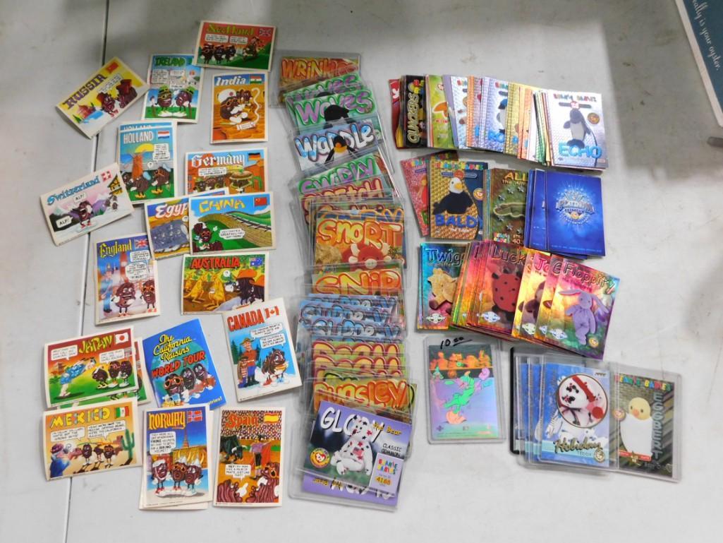 Trading Cards incl California Raisins World Tour Cards, Beanie Baby Cards, Etc: Collectible Trading Cards incl California Raisins World Tour Cards, Beanie Baby Cards, Etc