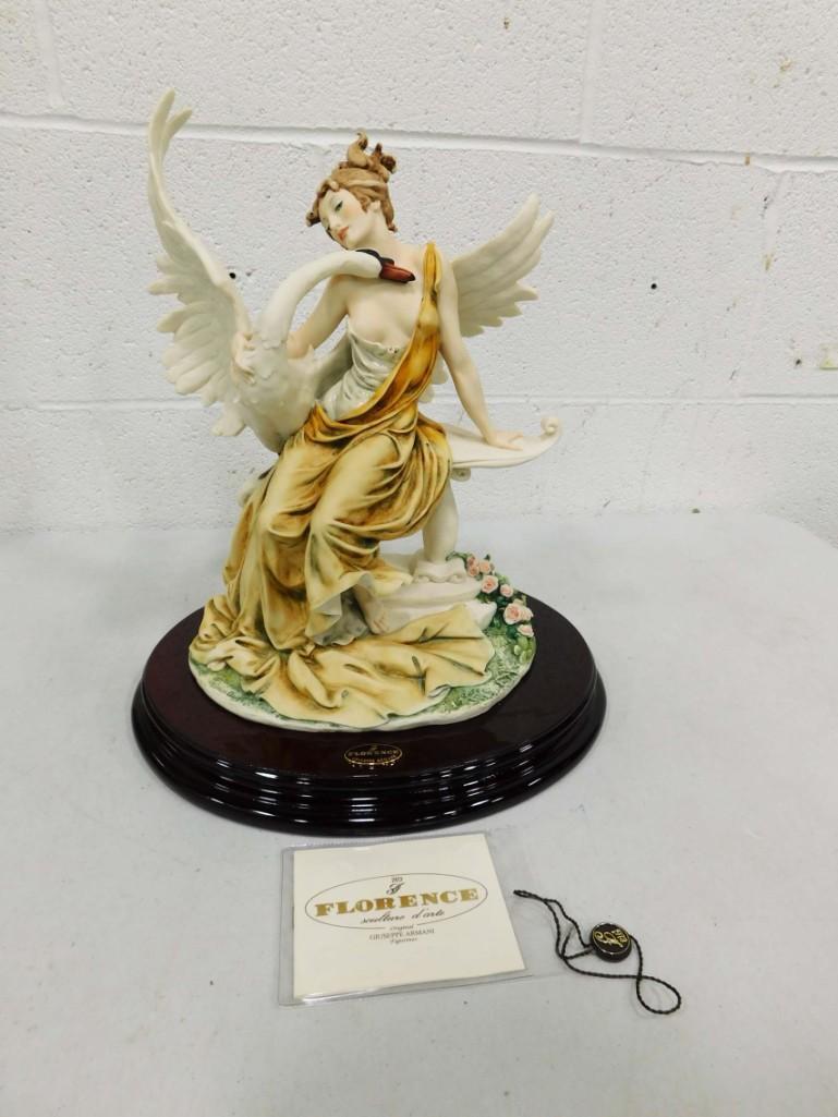 Large Giuseppe Armani Leda Con Cigno 1564C Figurine 5/5000 in Original Box (1 of 13)