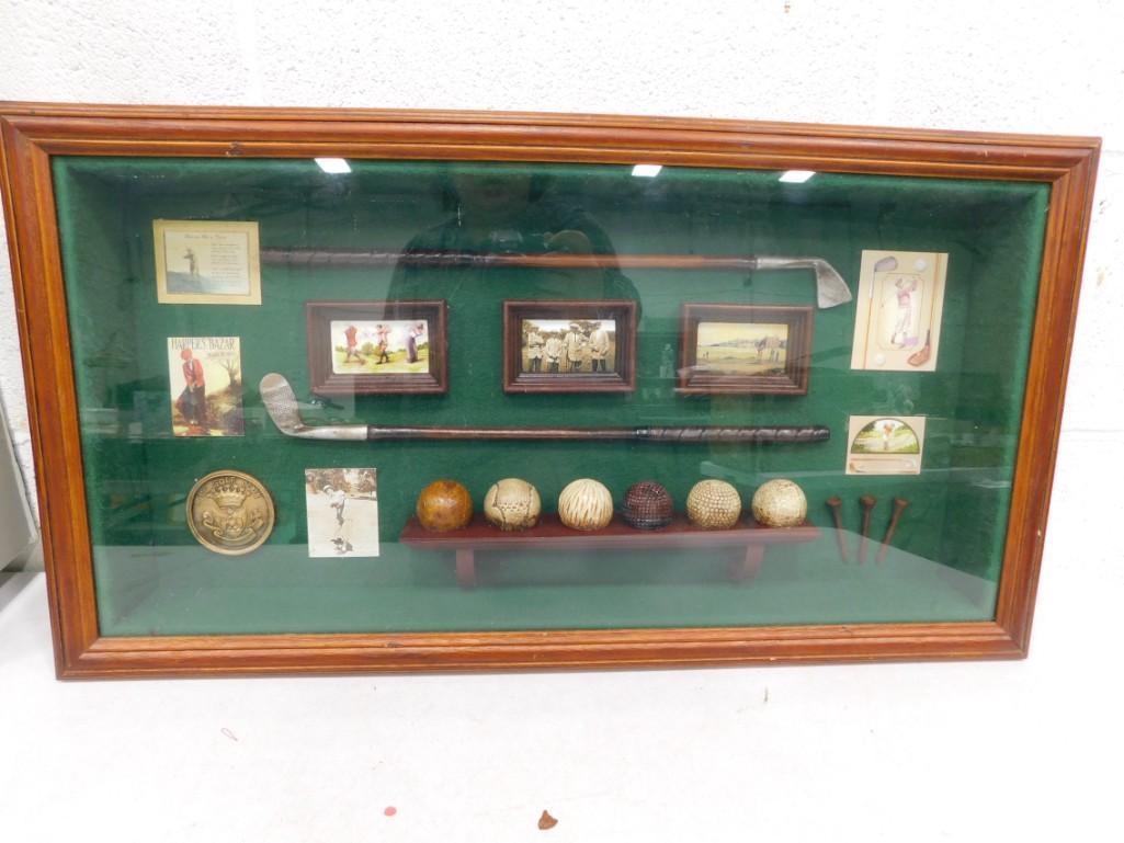 Golf Shadow Box or Diorama Wall Hanging (1 of 9)