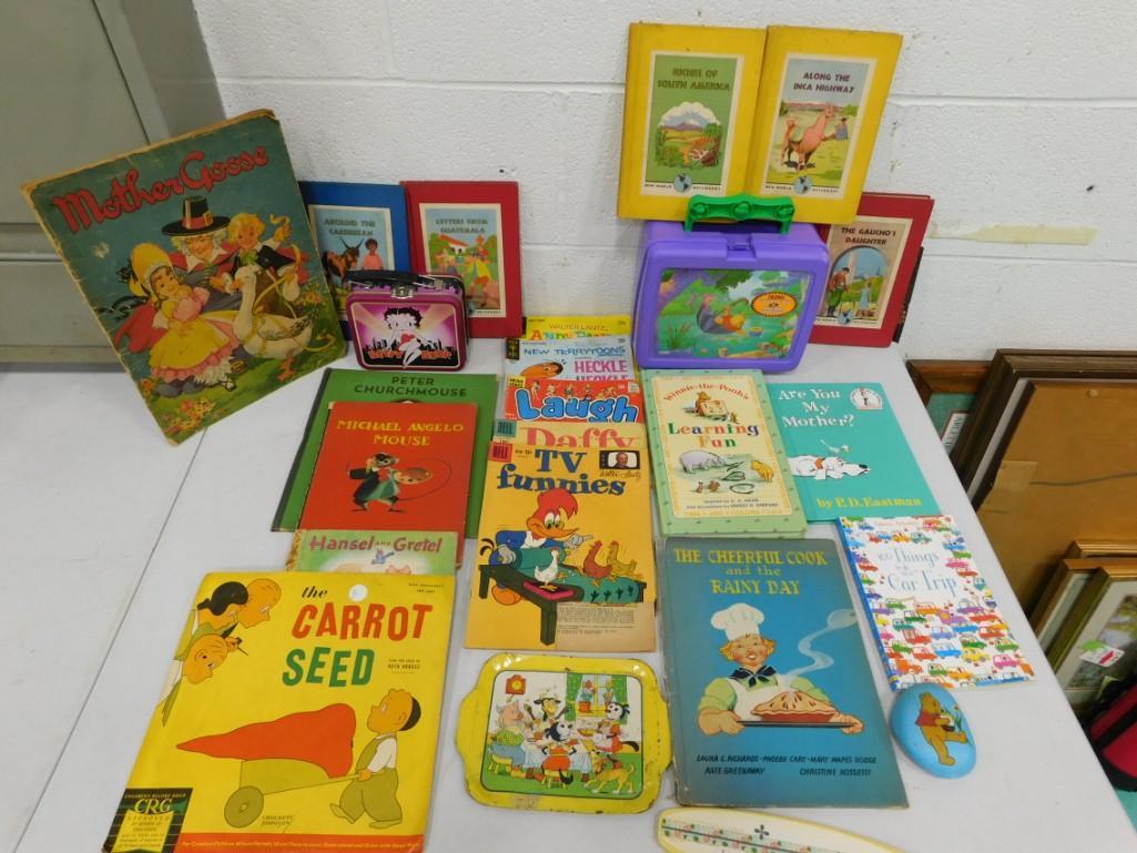 Lunchboxes, Children's Books, etc incl Mini Betty Boop Metal Lunchbox, (1 of 6)