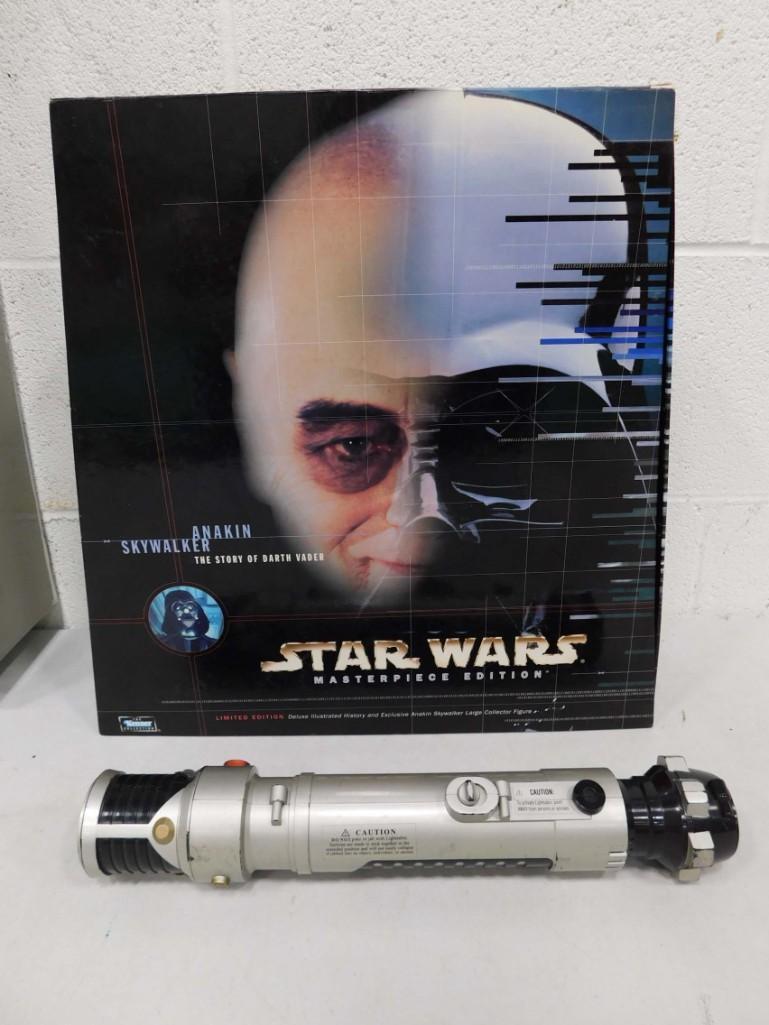 Star Wars Anakin Skywalker 13 1/2" Figure New in Box and a Lightsaber (1 of 6)