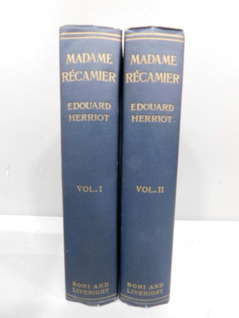 Madame Recamier by Edouard Herriot Vol 1 and Vol 2: Madame Recamier by Edouard Herriot Vol 1 and Vol 2
