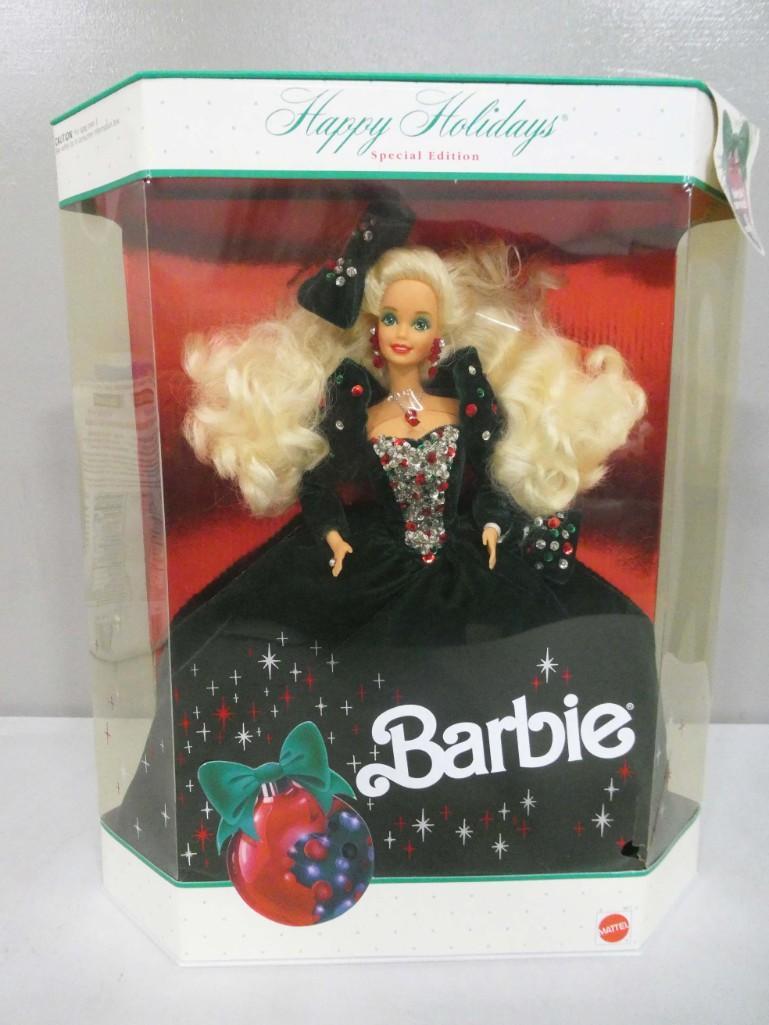 1991 Happy Holidays Special Edition Barbie Doll New In Box