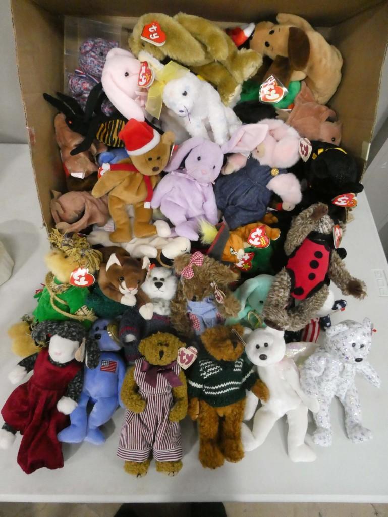 50+ Ty Beanie Babies Lot, Mostly Holidays, Halloween, Christmas, Easter, etc (1 of 5)