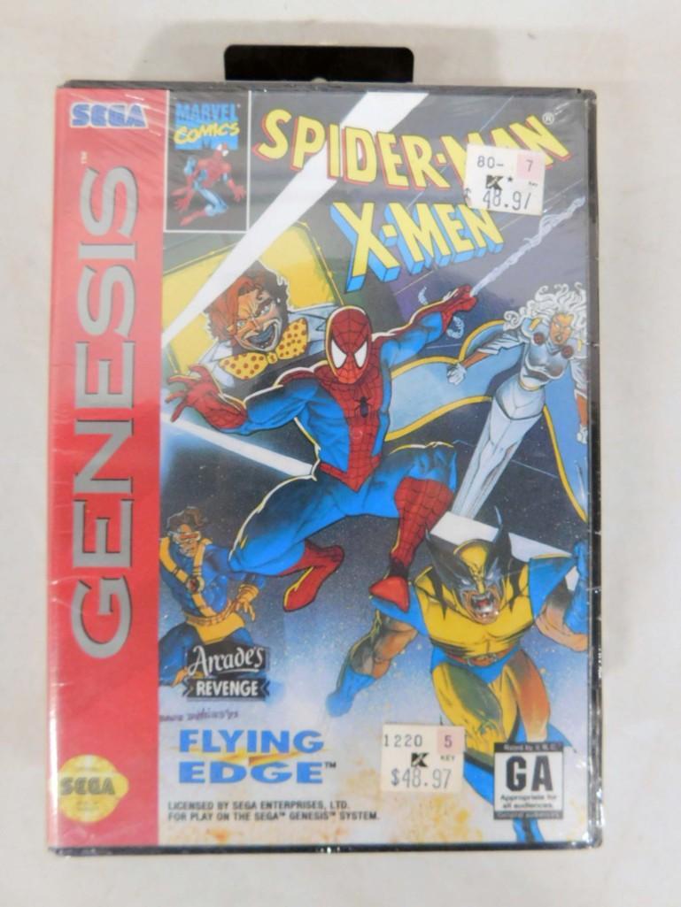 NOS Sega Genesis Spider-Man X-Men Arcades Revenge Sealed (1 of 2)
