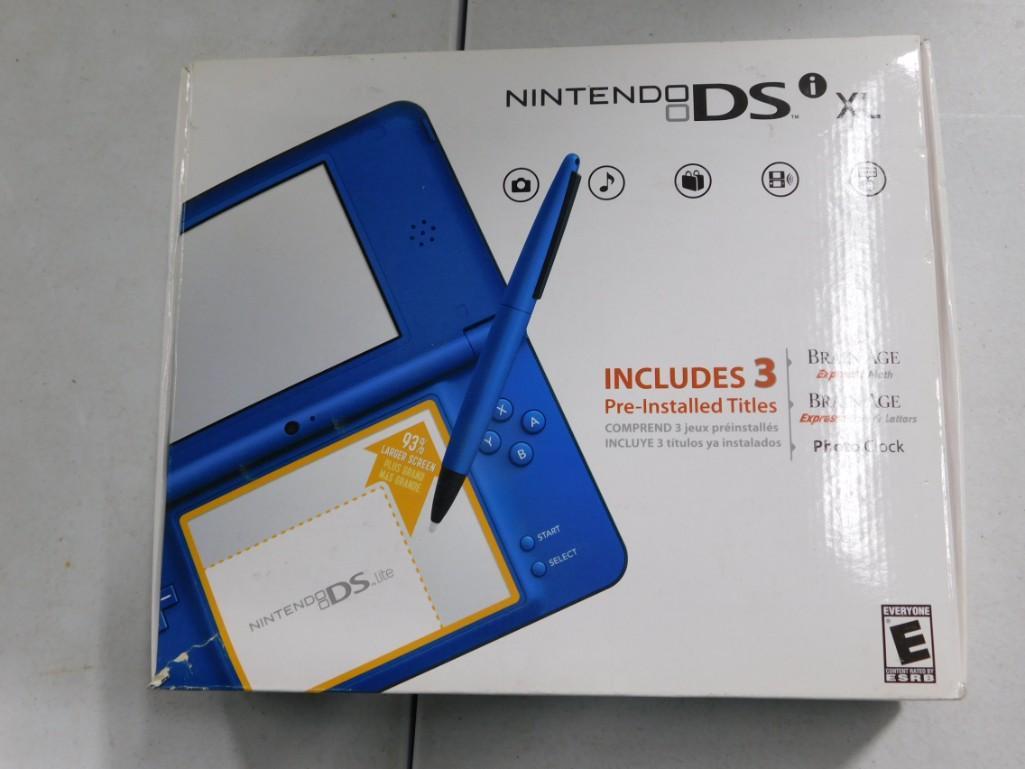 Nintendo DSi XL: Nintendo DSi XL Condition: it's in the original box but appears used. Untested . Includes everything that you see in the pictures