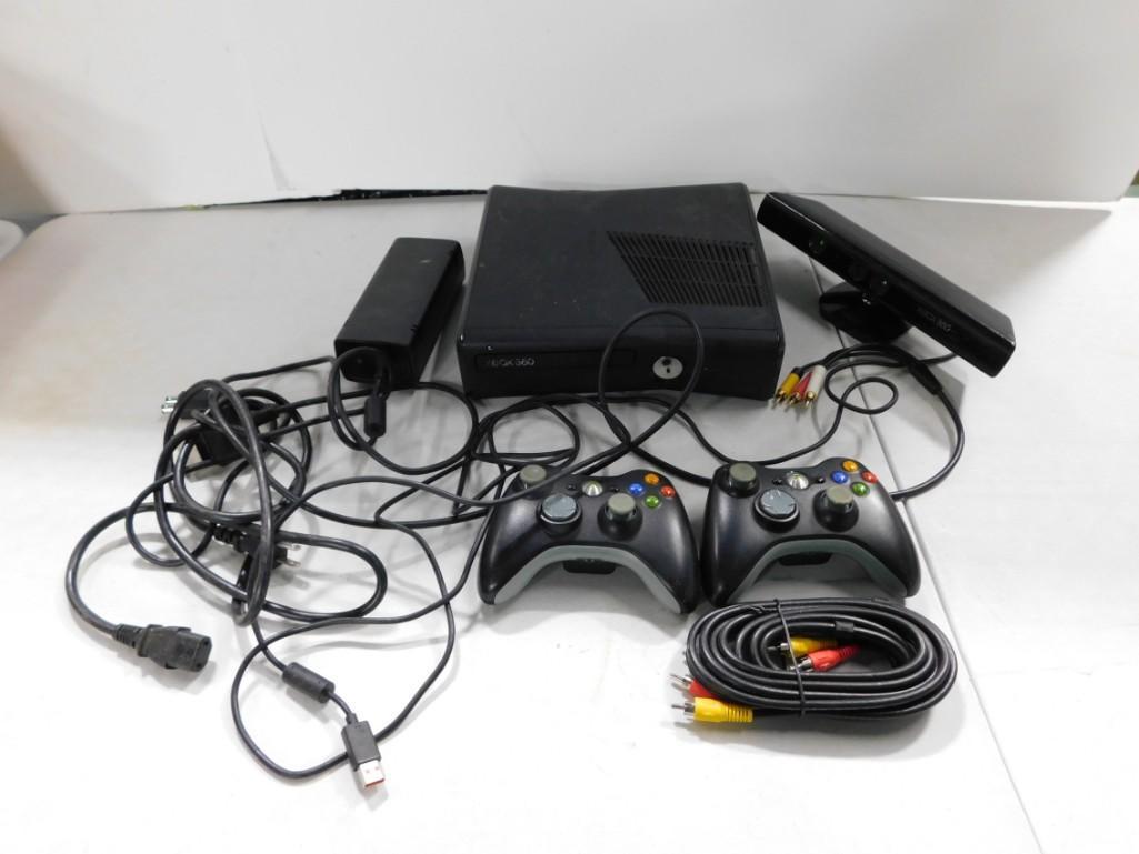 Xbox 360 Video Game System with 2 Controllers, etc (1 of 7)