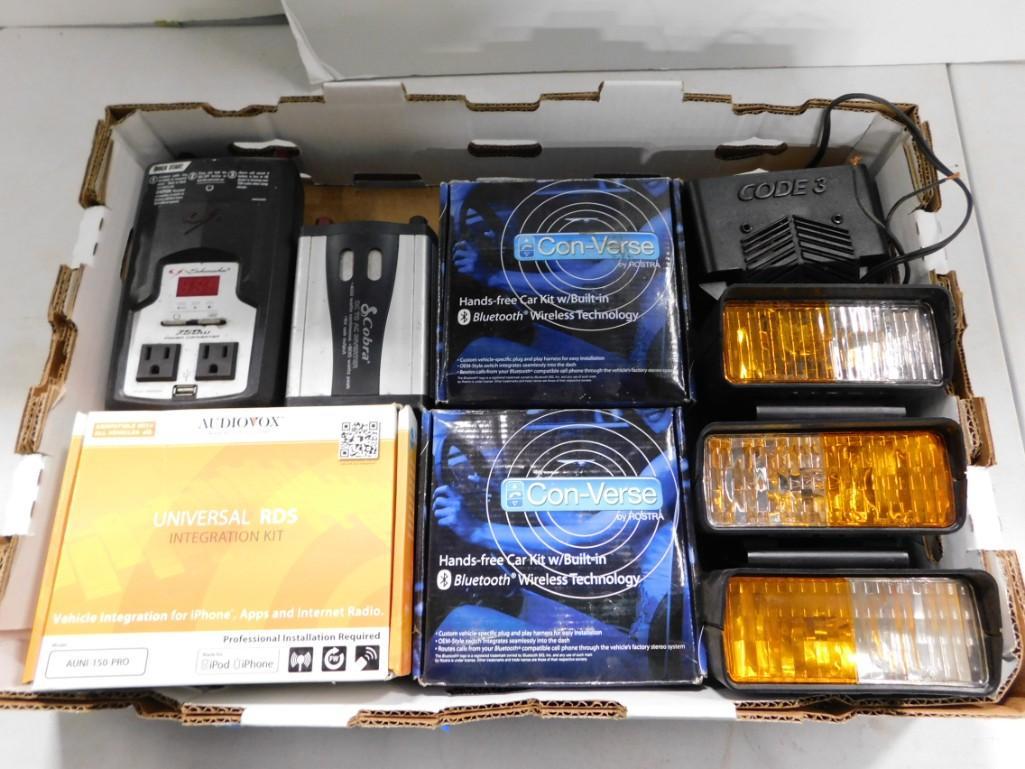 Electronics incl Audiovox Universal RDS Integration Kit, Con-Verse Hands-Free Car Kit w Built In Blu (1 of 6)