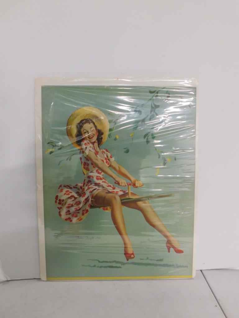 Vintage Print Teeter Taught Her: Vintage Print Teeter Taught Her . Measures about 17" x 22"