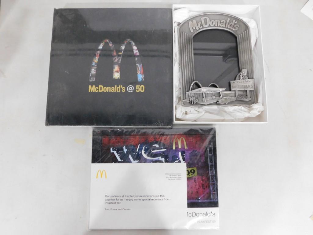 McDonald's lot including McDonald's at 50 Hardcover book (1 of 5)