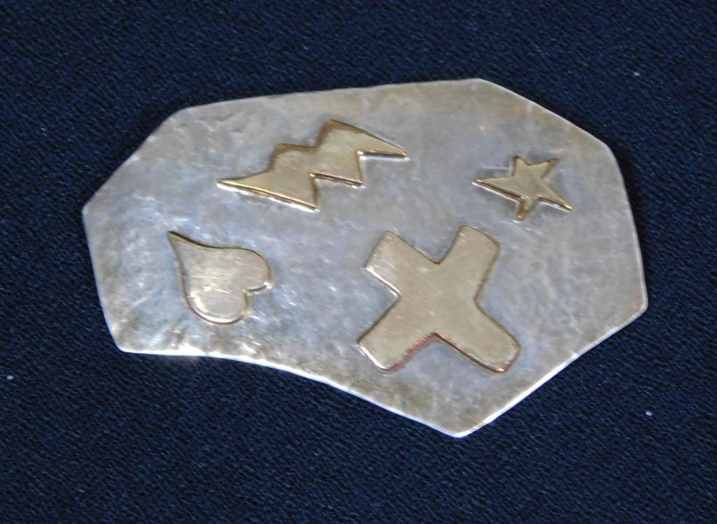 Richard Lindsay Sterling Petroglyph Pin (1 of 3)